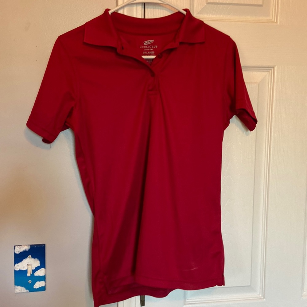 Red Golf Polo